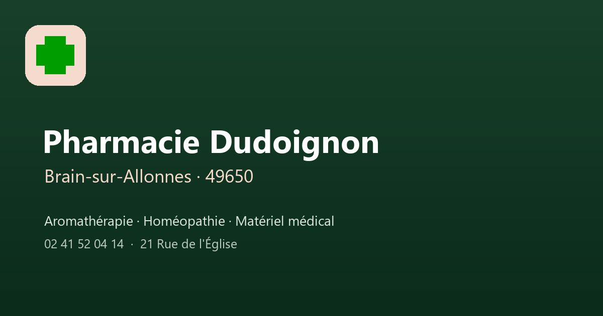 Pharmacie Dudoignon